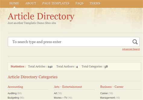 designer: astralinks directory add article|A Guide to Setting Up an Article Directory on WordPress.